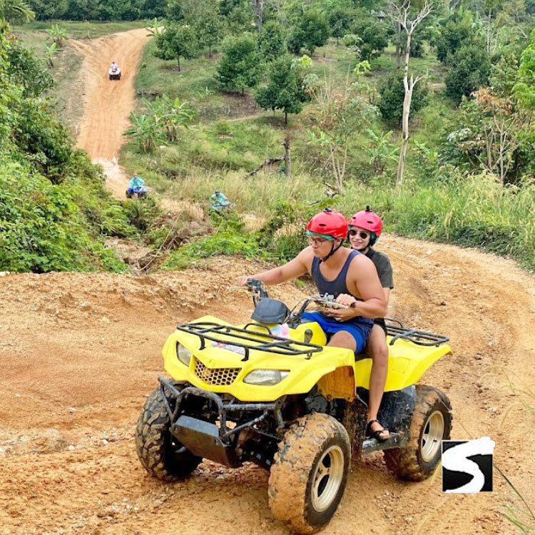 กิจกรรมขับรถ ATV ผจญภัยสุดมันส์ ลุยเส้นทางน้ำตกธรรมชาติ ระยะเวลา 1.5 ชั่วโมง