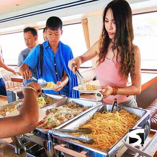 โปรแกรมล่องเรือเที่ยวอุทยานแห่งชาติหมู่เกาะอ่างทอง & ชมปลาโลมาสีชมพู โดยเรือสปีดโบ๊ท