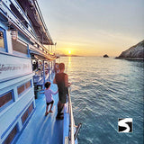 ทัวร์ตกปลา ตกหมึก ตอนกลางคืน จอยทริปล่องเรือแบบเต็มวัน