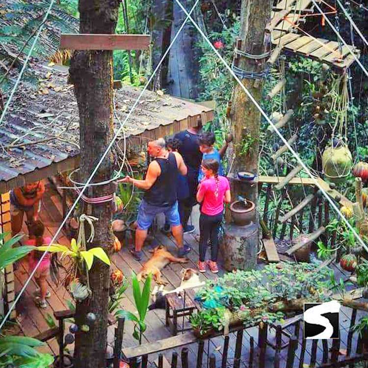 ซิปไลน์ (Zip line) สะพานต้นไม้คาเฟ่ เกาะสมุย